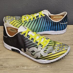 HOKA ONE ONE SPEED EVO RIO SPIKES RUNNING SHOES Mens Size 12 Lace Up